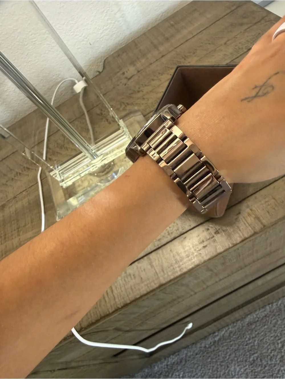 Michael Kors Rose Sable Pave Bracelet Watch